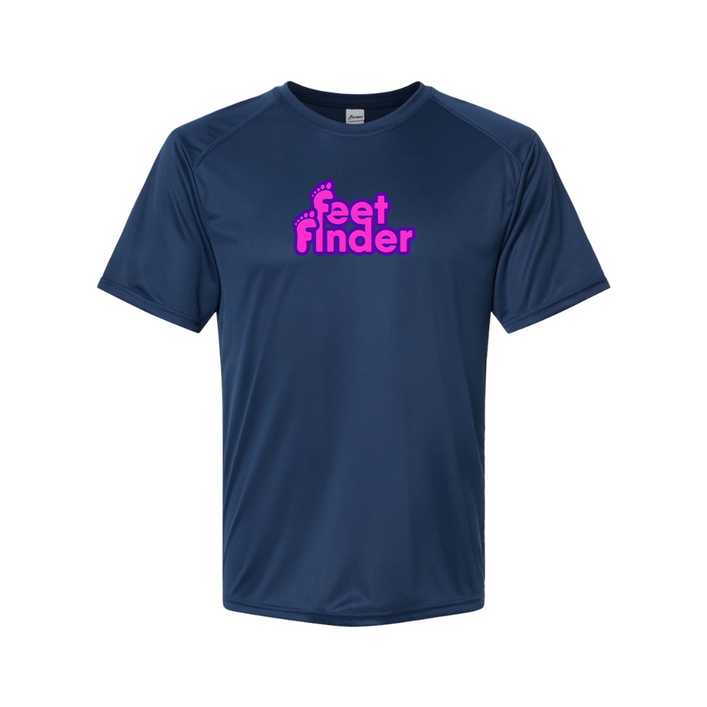 Men's FeetFinder Logo Polyester T-Shirt