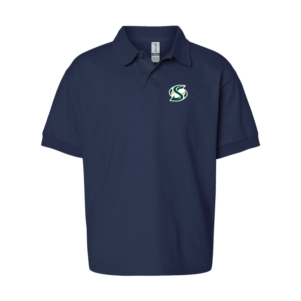 Youth Sacramento State Hornets Logo  Gildan Dry Blend Jersey Polo