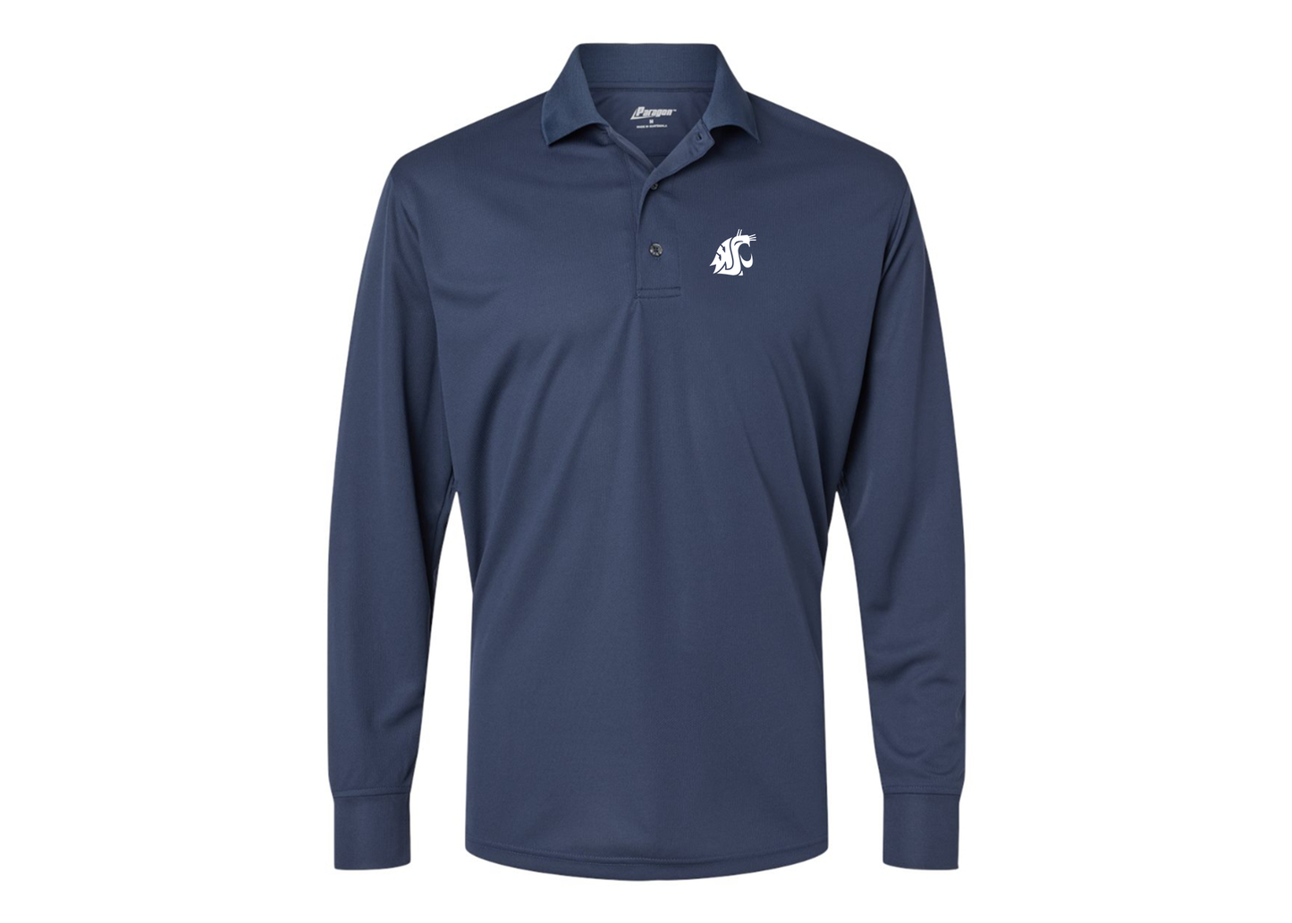 Men's Washington State Cougars Paragon Prescott Long Sleeve Polo
