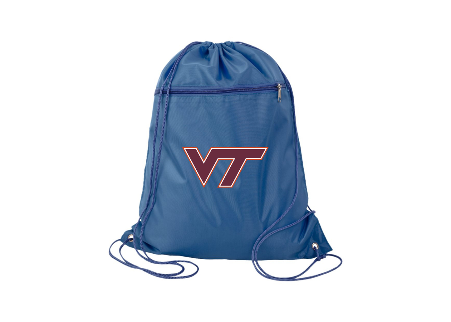 Virginia Tech Hokies Q-Tees - Polyester Cinchpack