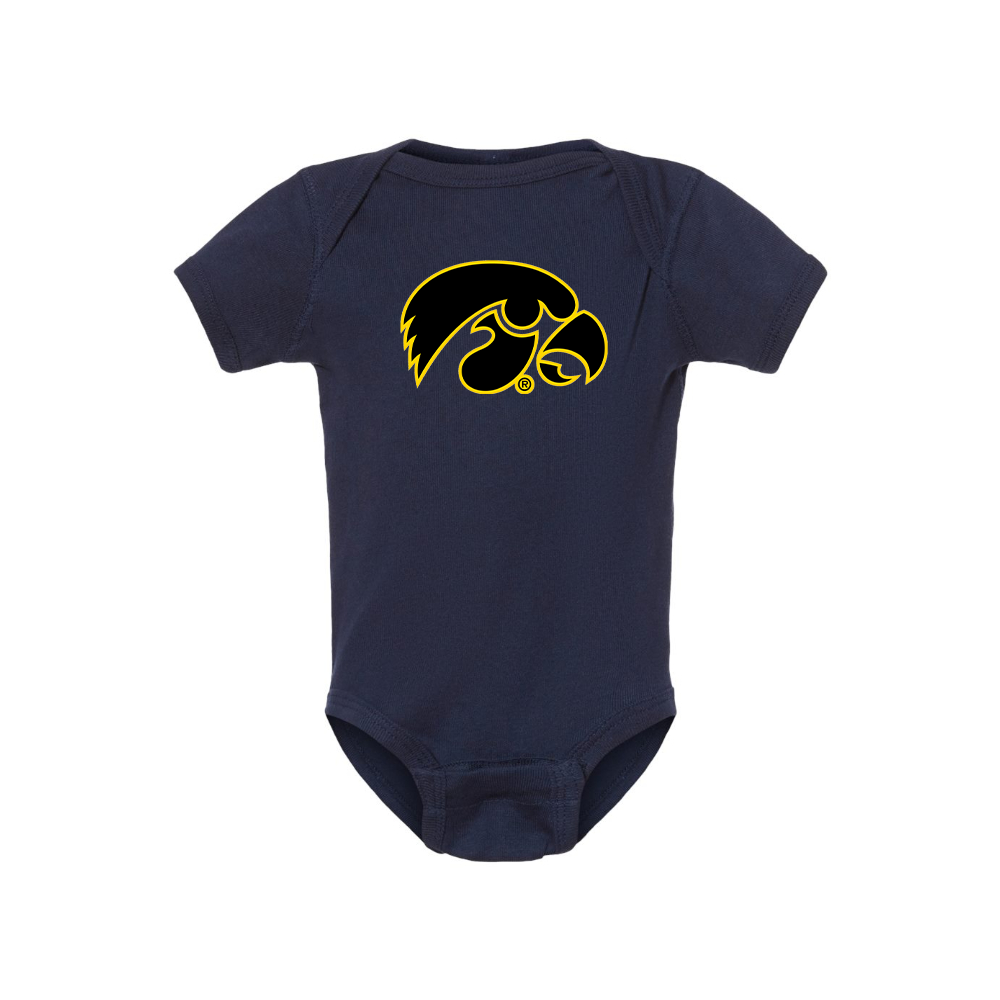 Lowa Hawkeyes Logo Baby Romper Onesie