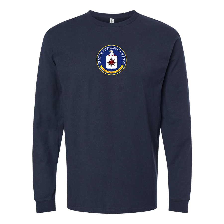 Men's CIA Logo Long Sleeve T-Shirt