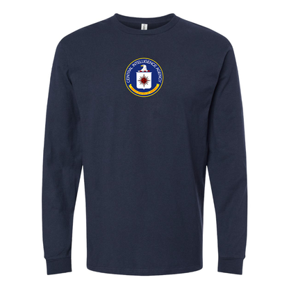 Men's CIA Logo Long Sleeve T-Shirt