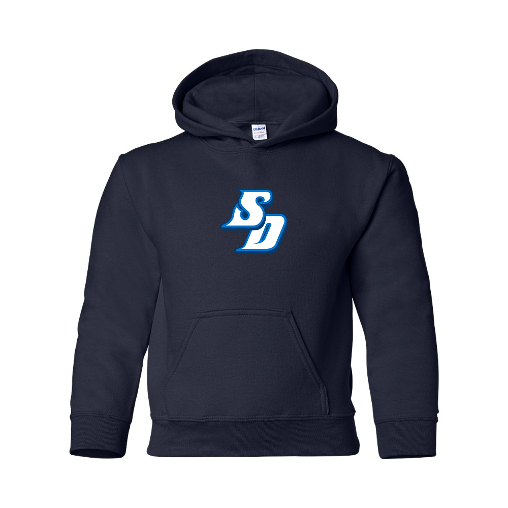 Youth San Diego Toreros Logo Gildan Heavy Blend  Hooded Sweatshirt