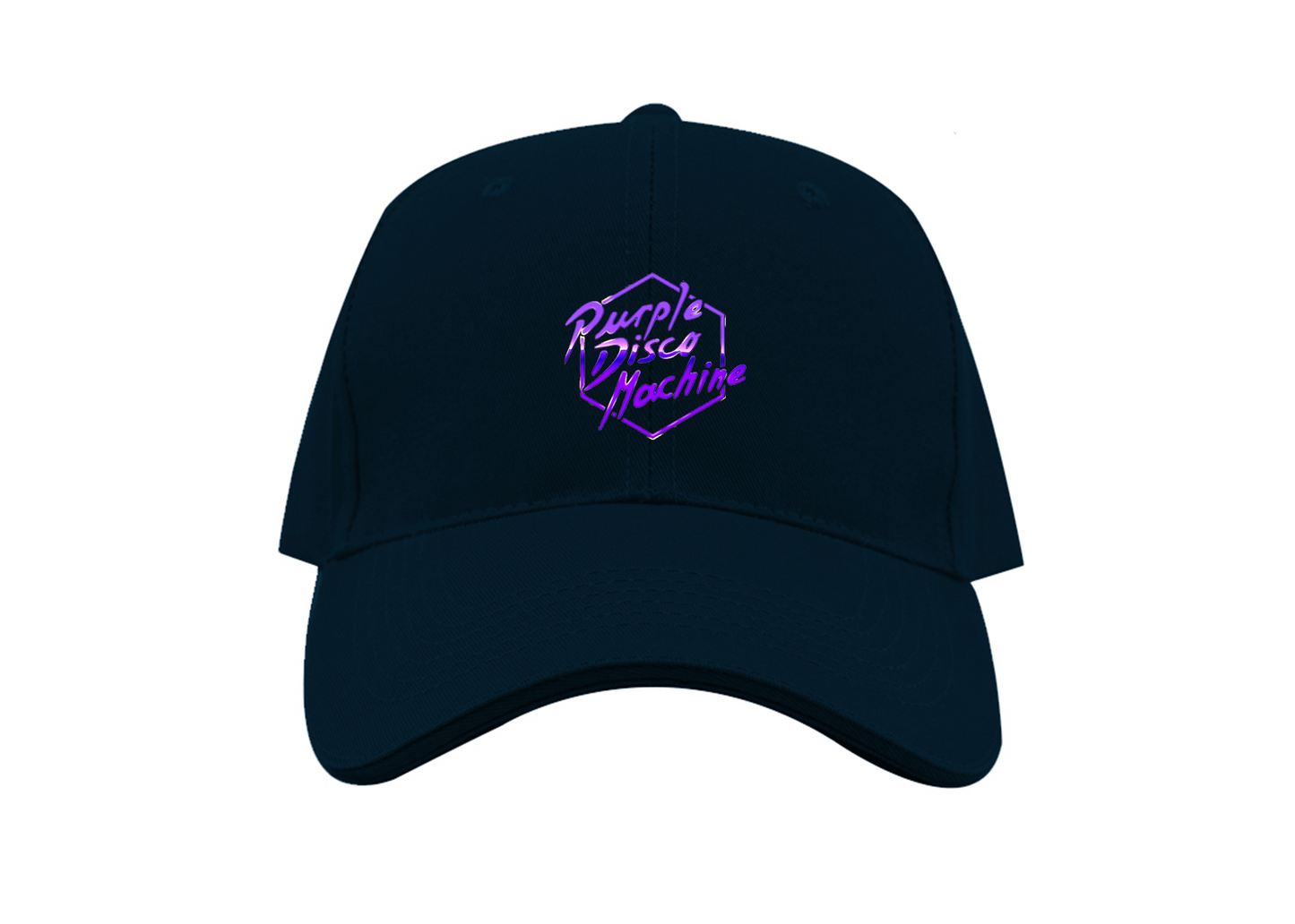 Purple Disco Machine Dad Baseball Cap Hat