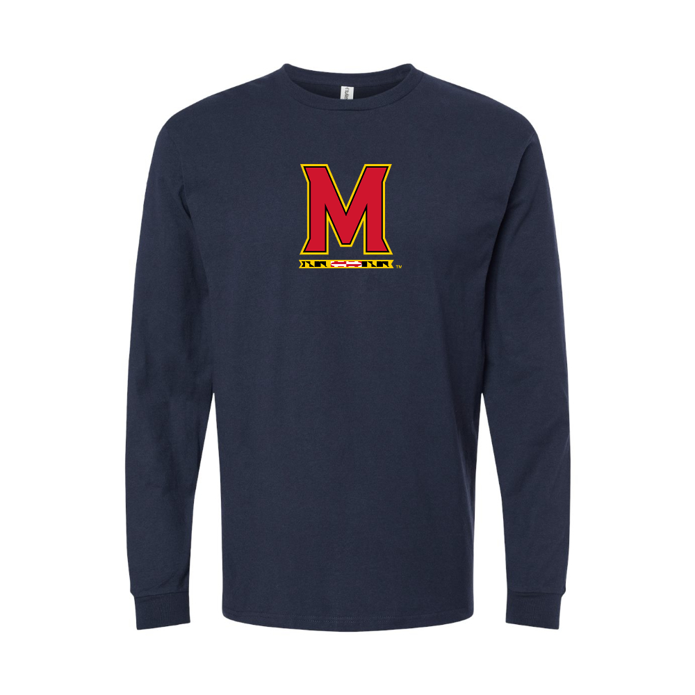 Men's Maryland Terrapins Logo Long Sleeve T-Shirt
