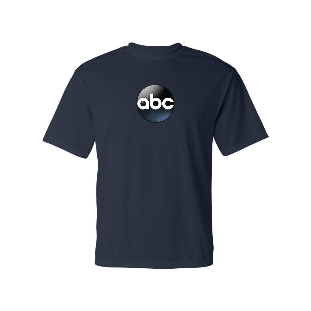 Men's Abc Logo Polyester T-Shirt