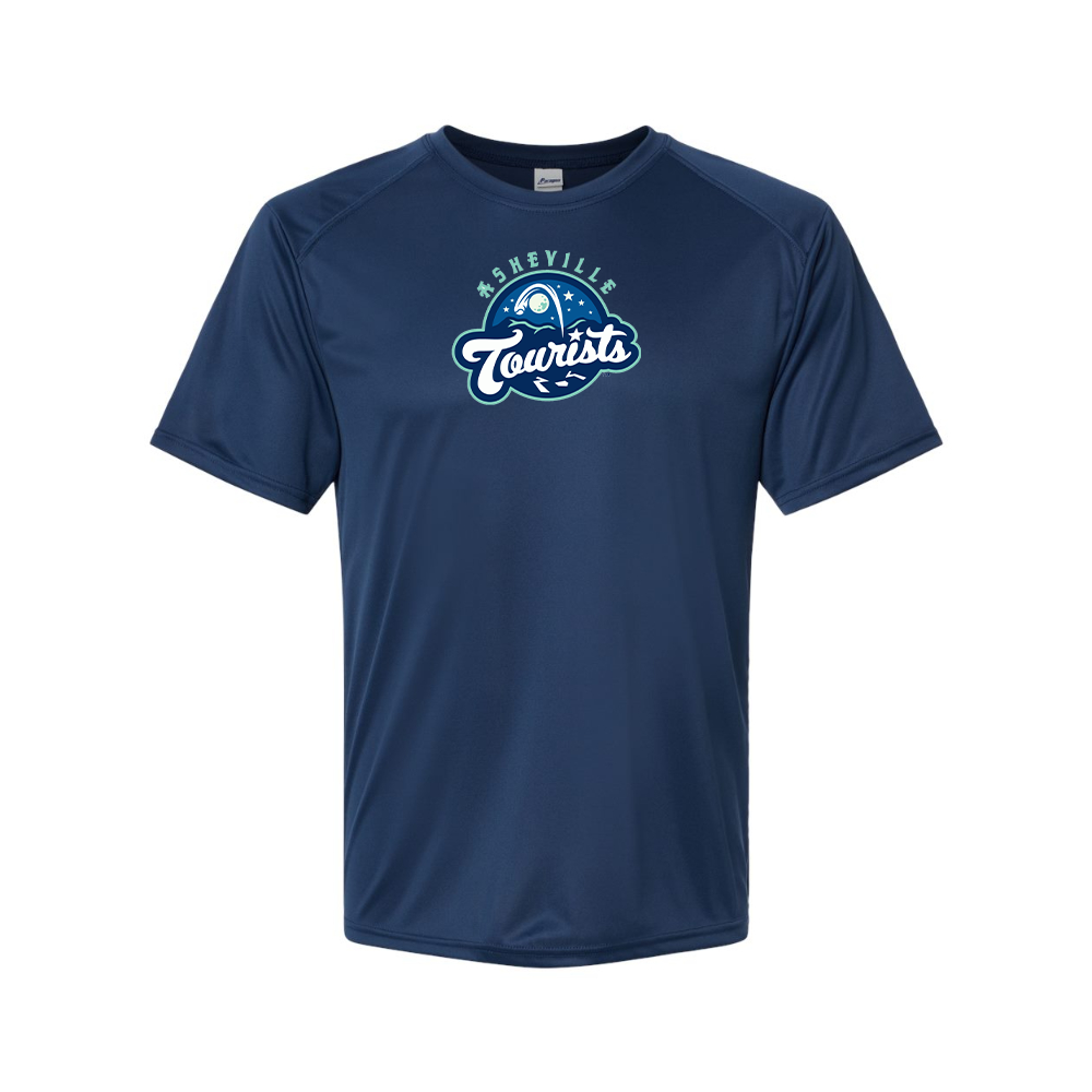 Men's Asheville Tourists Logo Polyester T-Shirt