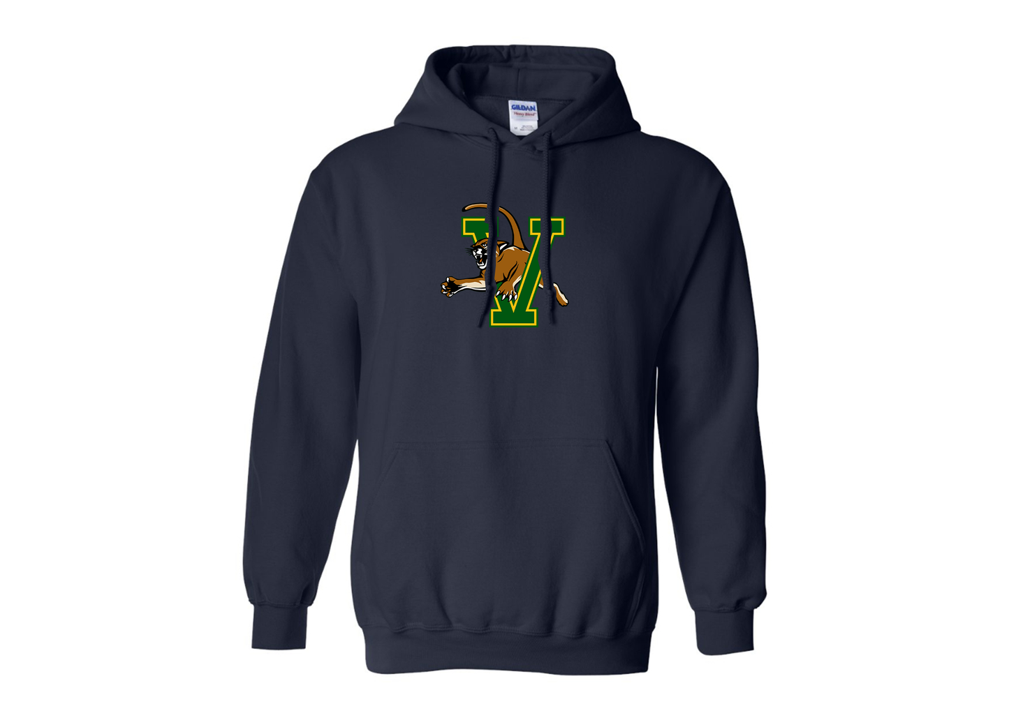 Men's Vermont Catamounts Gildan  Heavy Blend Hooded Sweatshirt