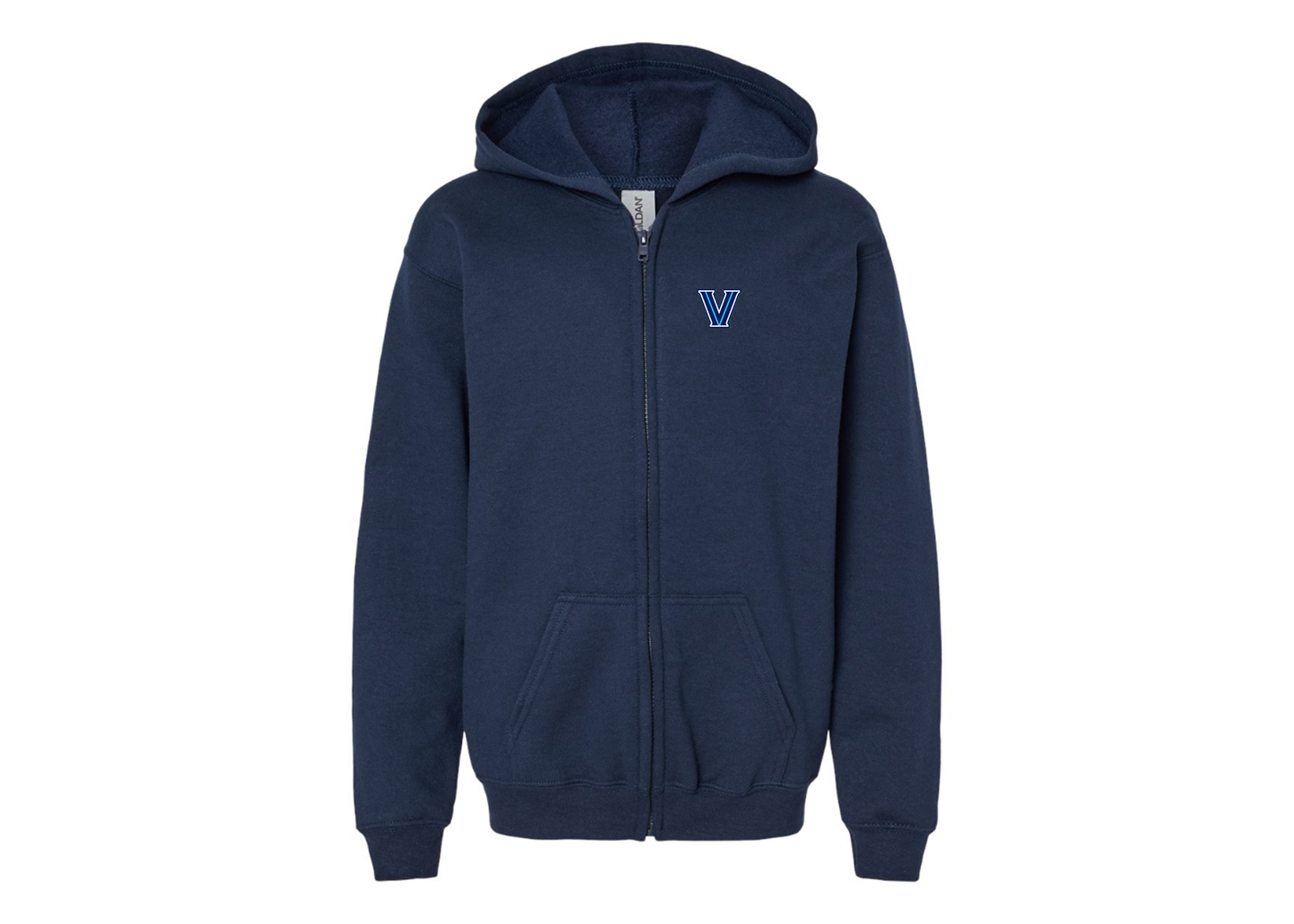 Gildan Heavy Blend Youth Villanova Wildcats Full Zip Hooded Sweatshirt