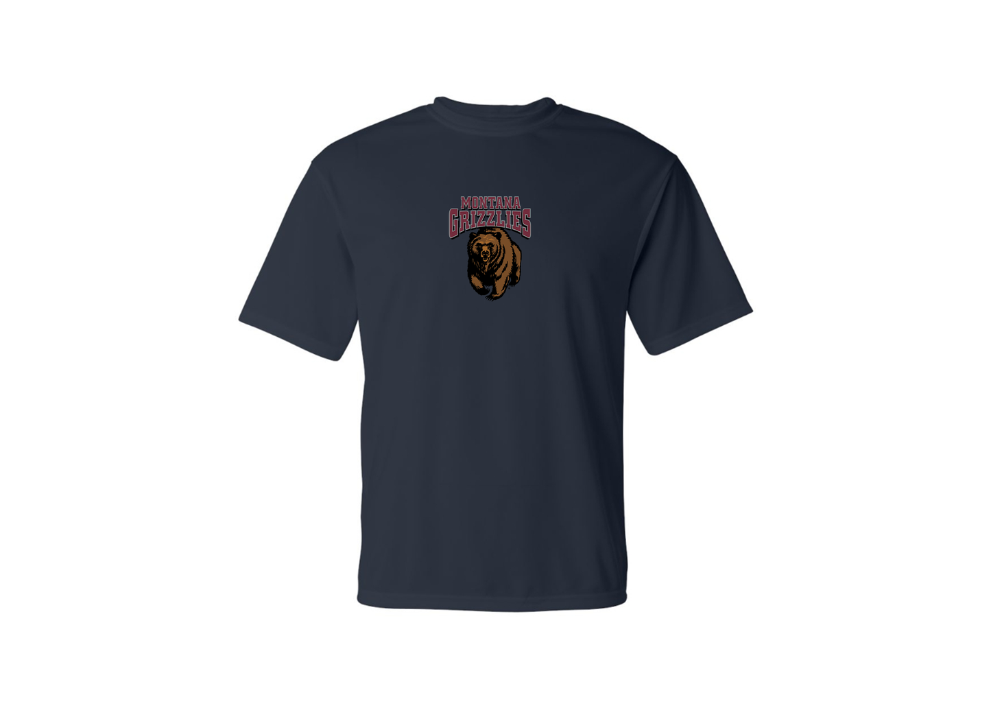 Men's Montana Grizzliesl Polyester T-Shirt