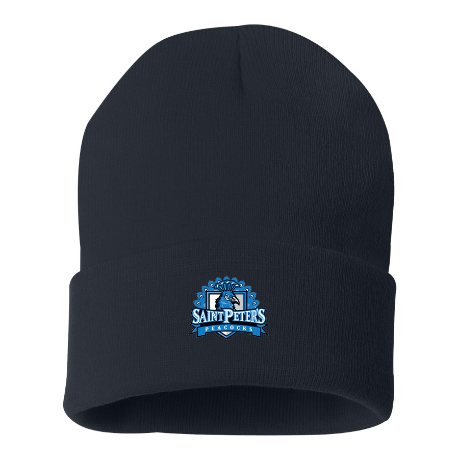 Saint Peters Peacocks Logo Beanie Hat