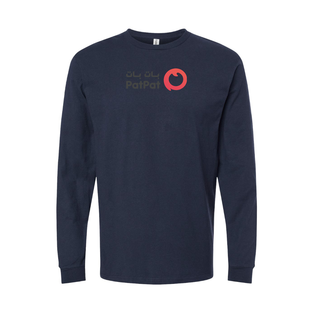 Youth PatPat Logo Cotton Long Sleeve T-Shirt