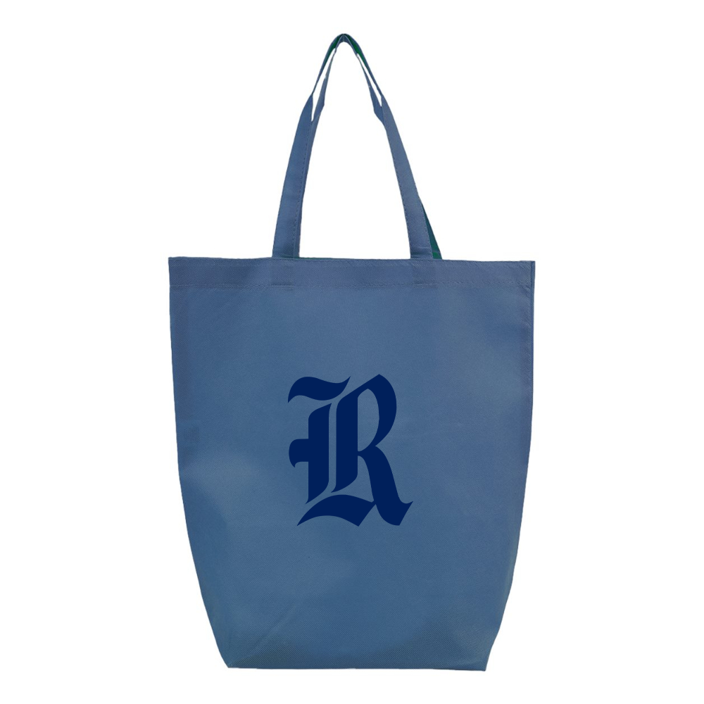 Rice Owls Logo Q-Tees Non-Woven Gusset Bottom Tote
