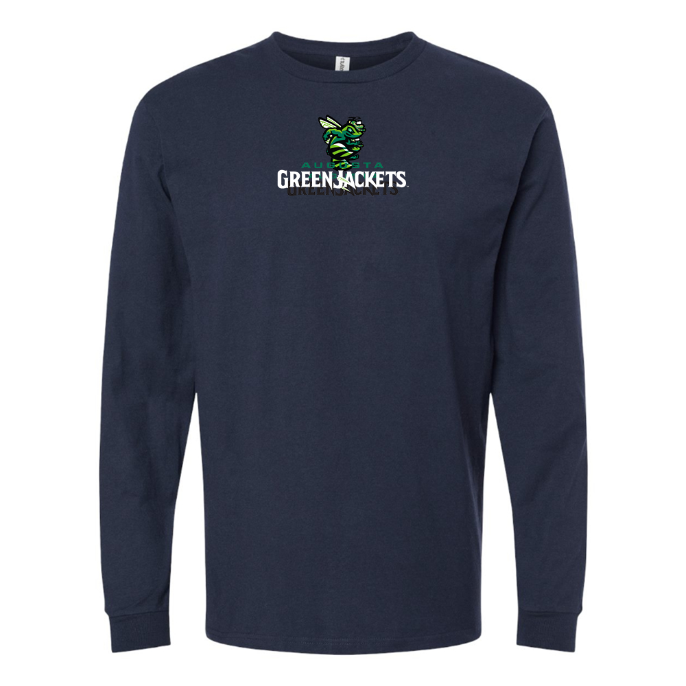 Men's Augusta GreenJackets Logo Long Sleeve T-Shirt