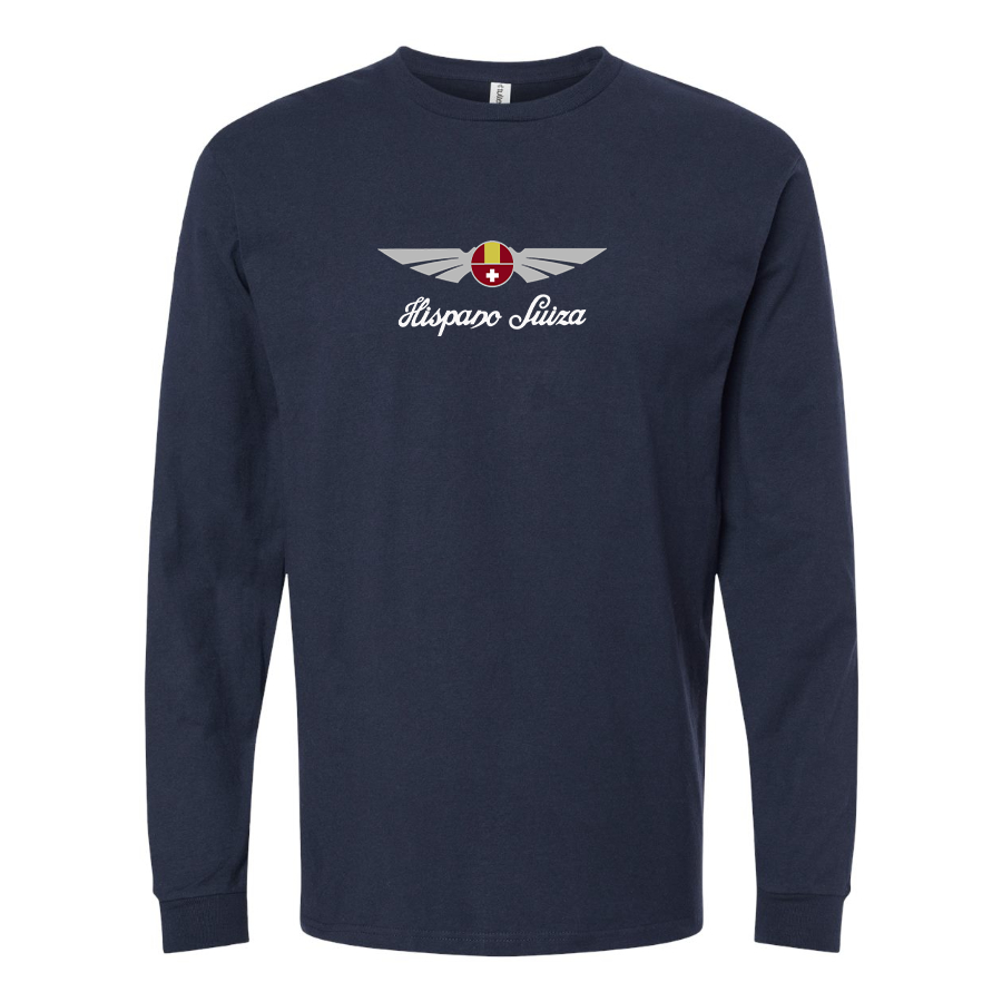 Men's Hispano Suiza Logo Long Sleeve T-Shirt