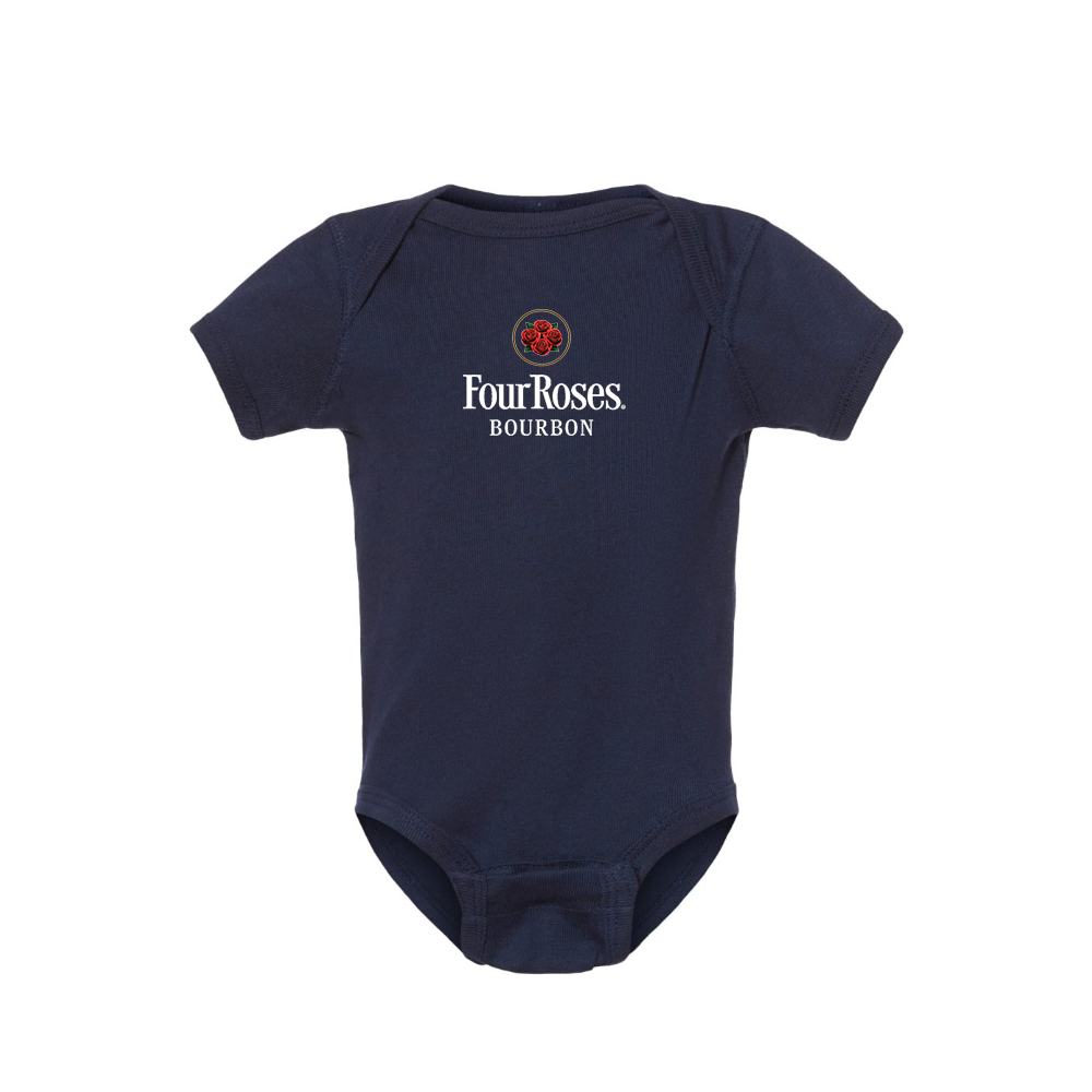 Four Roses Logo Baby Romper Onesie