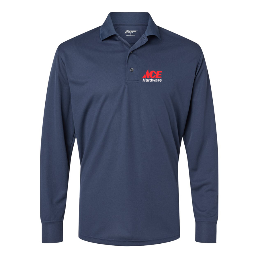 Men's ACE Hardware Logo Paragon Prescott Long Sleeve Polo