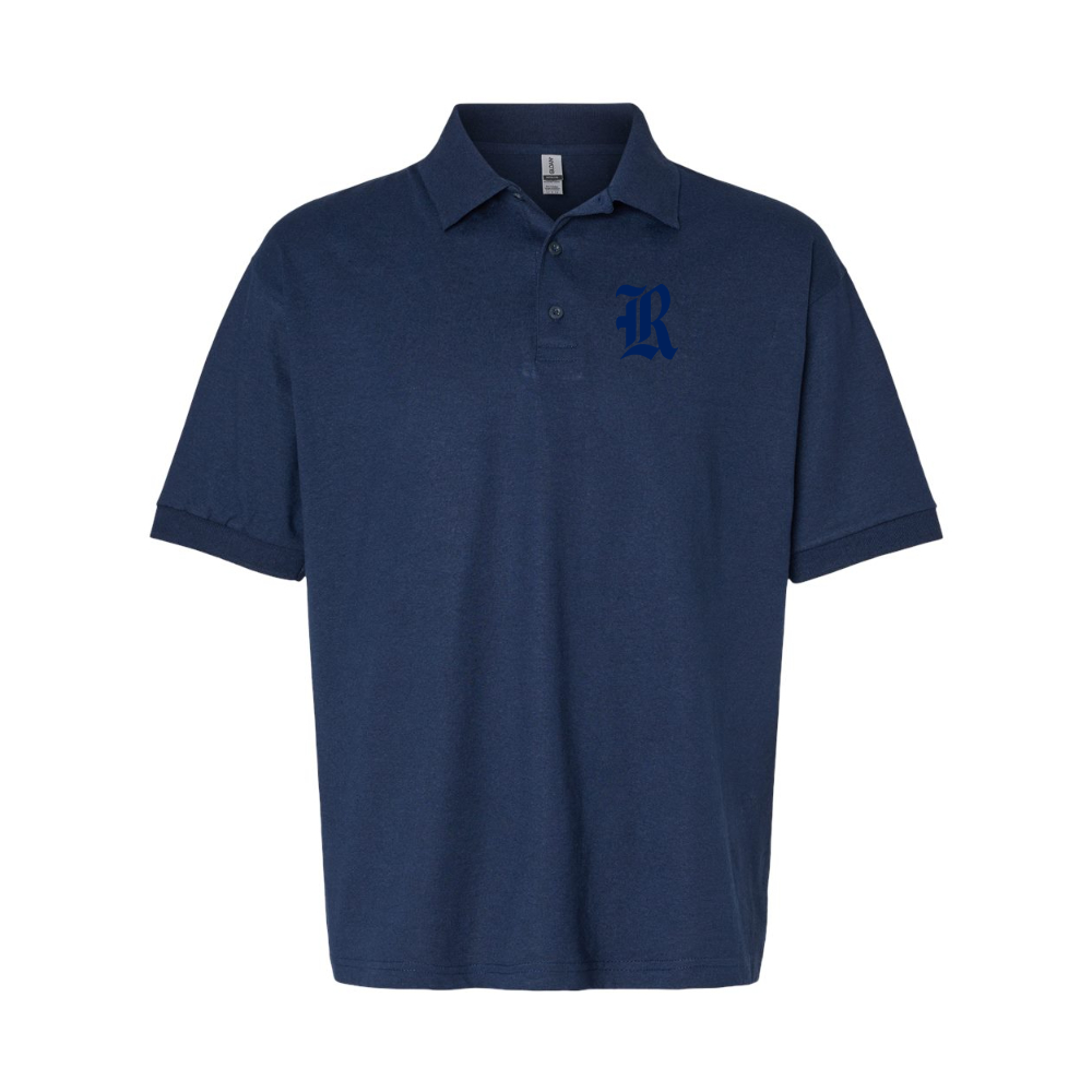 Men's Rice Owls Logo Gildan Dry Blend Jersey Polo