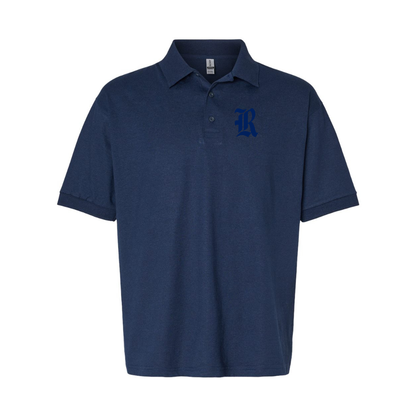Men's Rice Owls Logo Gildan Dry Blend Jersey Polo