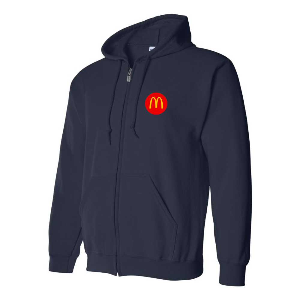 Men's McDonalds  Logo Zipper Hoodie