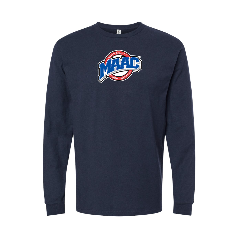 Men's Metro Atlantic Athletic Conference Logo Long Sleeve T-Shirt