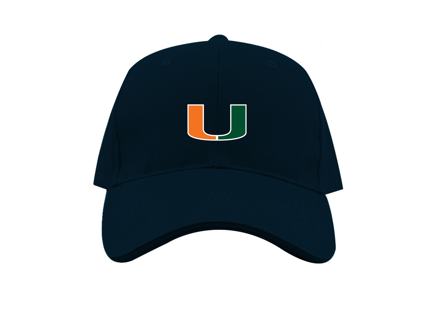 Miami Hurricanes Logo Dad Baseball Cap Hat