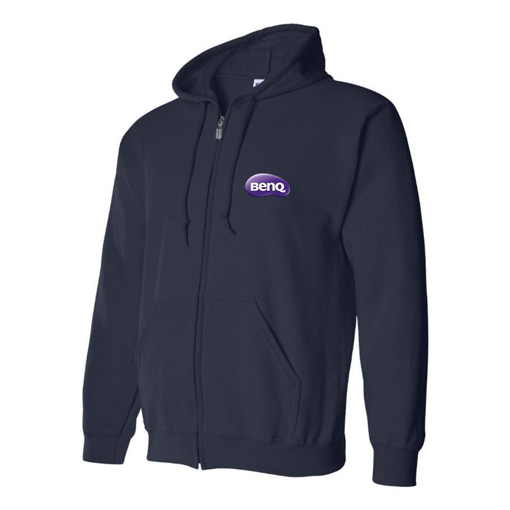 Men's BenQ Logo Zipper Hoodie