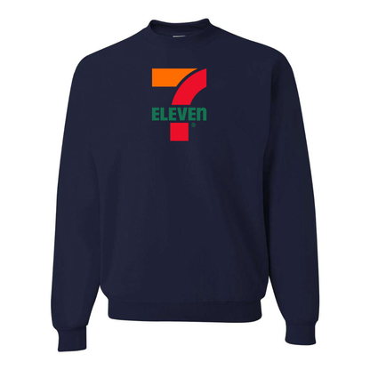 Men's 7 Eleven Logo  JERZEES NuBlend Crewneck Sweatshirt