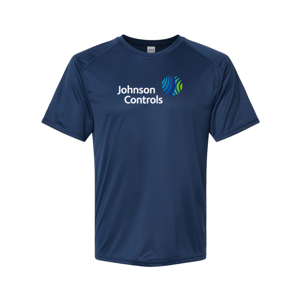 Men's Johnson-Controls Logo Polyester T-Shirt