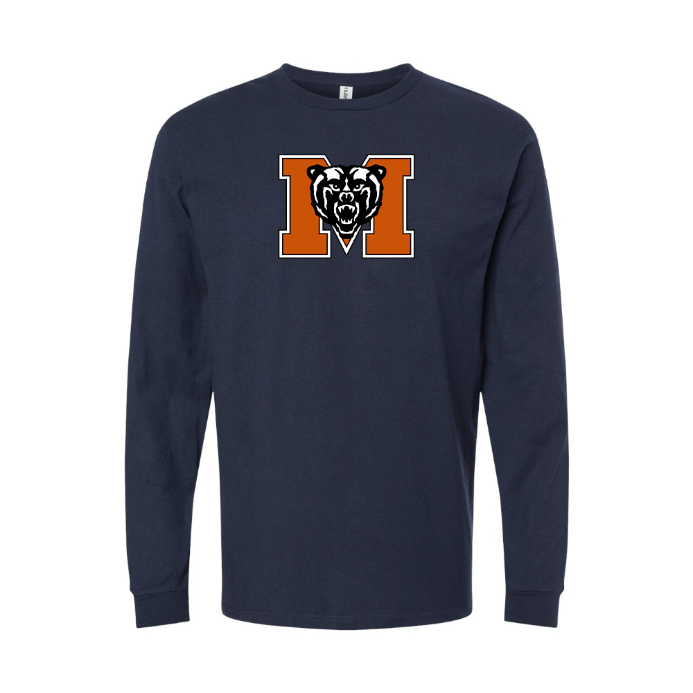 Men's Mercer Bears Logo Long Sleeve T-Shirt