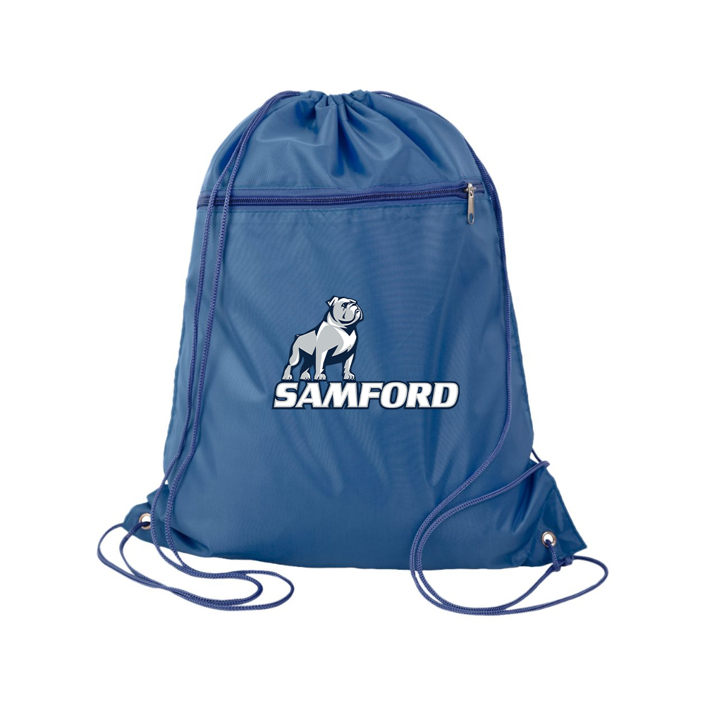 Samford Bulldogs Logo Q-Tees - Polyester Cinchpack