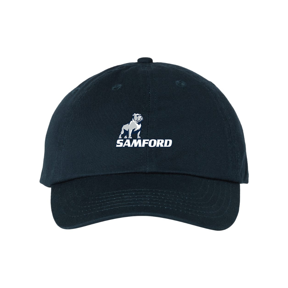 Samford Bulldogs Logo Valucap Adult Bio-Washed Classic Dad Hat