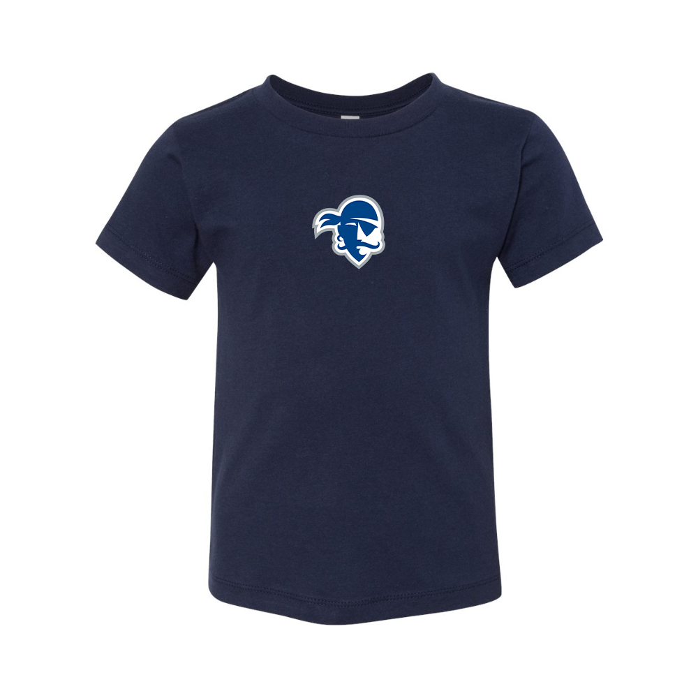 Seton Hall Pirates Logo BELLA  CANVAS Toddler Jersey Tee