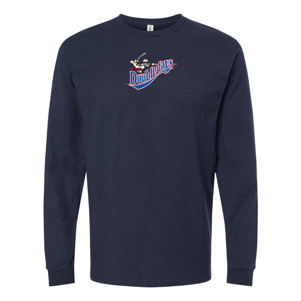 Youth Auburn Doubledays Logo Cotton Long Sleeve T-Shirt