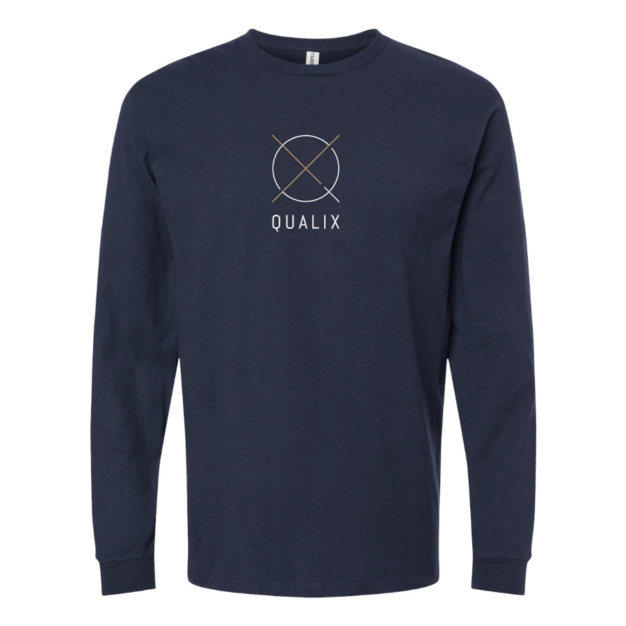 Youth QUALIX Logo Cotton Long Sleeve T-Shirt