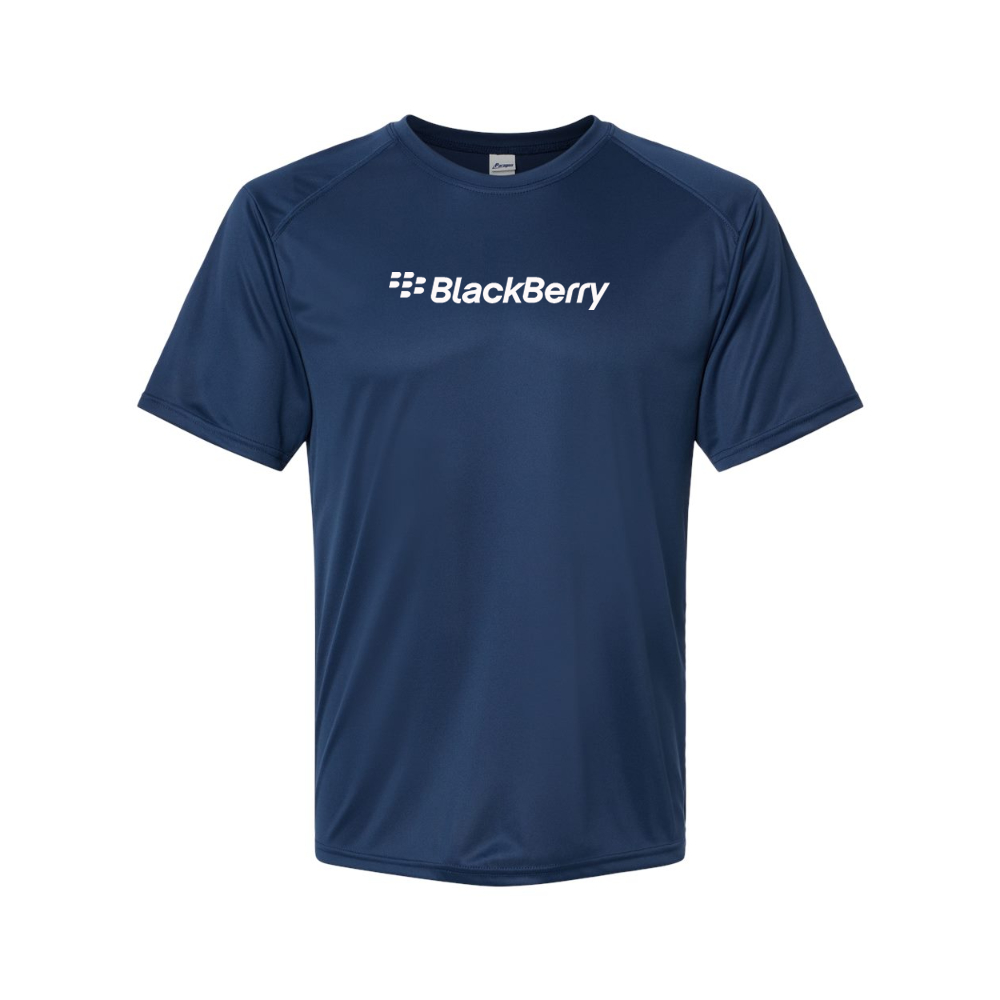 Men's Blackberry Logo Polyester T-Shirt