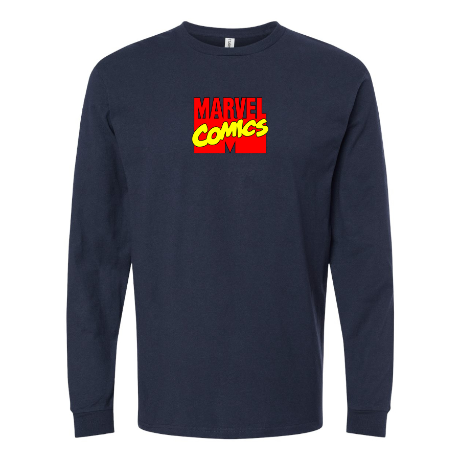 Youth Marvel Comics Logo Cotton Long Sleeve T-Shirt