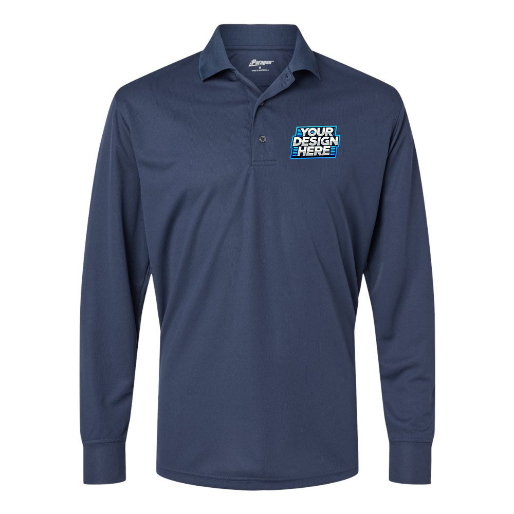 Customize - Paragon - Prescott Long Sleeve Polo - 110