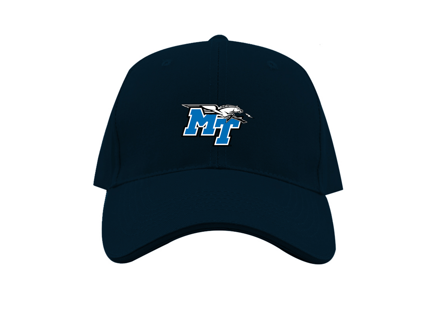 Middle Tennessee Blue Raiders Logo Dad Baseball Cap Hat