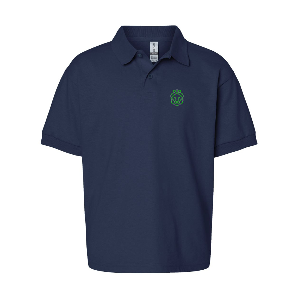 Youth Ahold Delhaize Symbol Gildan Dry Blend Jersey Polo