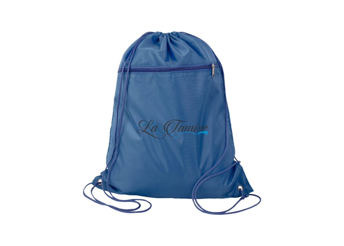 La Tamise Logo Q-Tees - Polyester Cinchpack