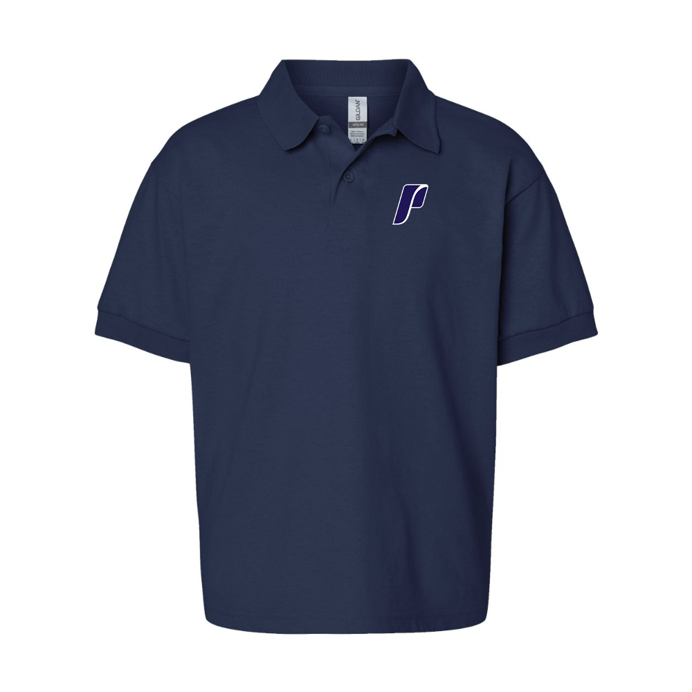 Youth Portland Pilots Logo Gildan Dry Blend Jersey Polo
