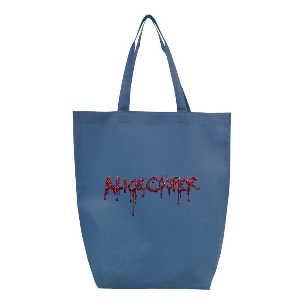 Alice Cooper Logo Q-Tees Non-Woven Gusset Bottom Tote