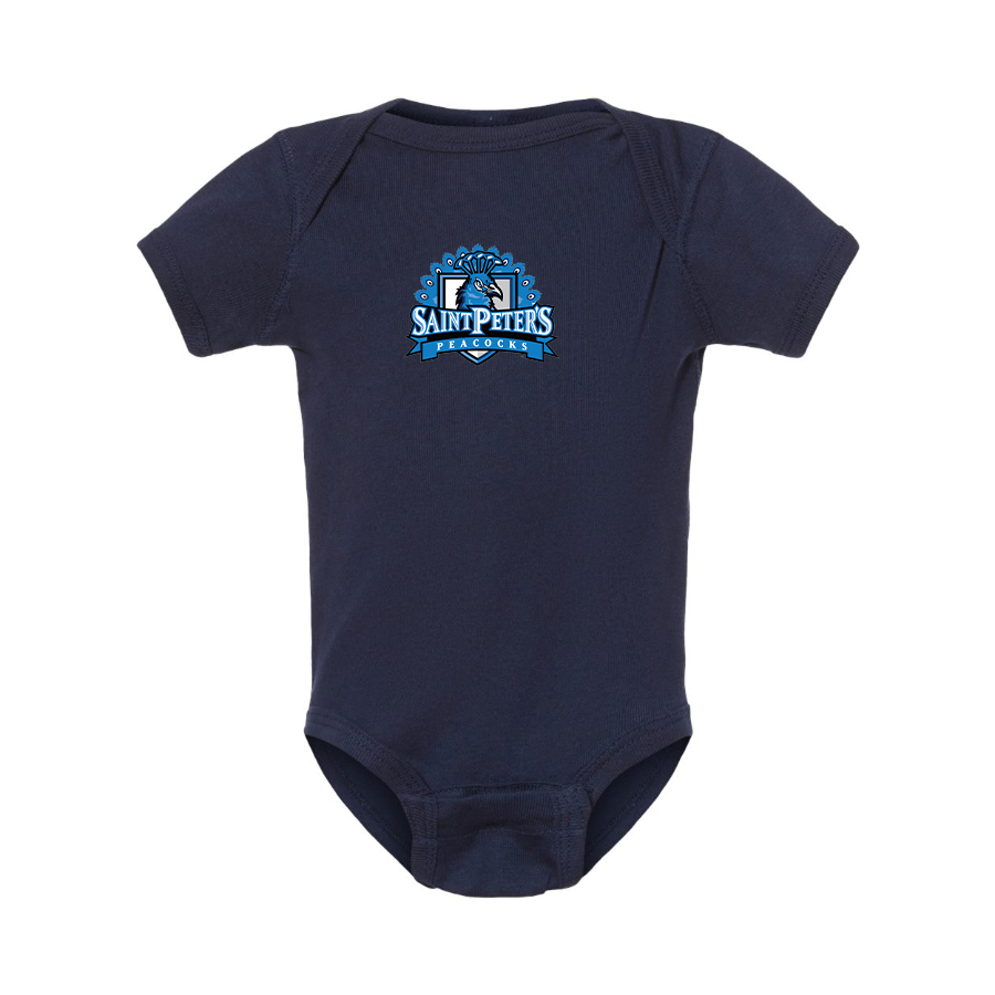 Saint Peters Peacocks Logo Baby Romper Onesie