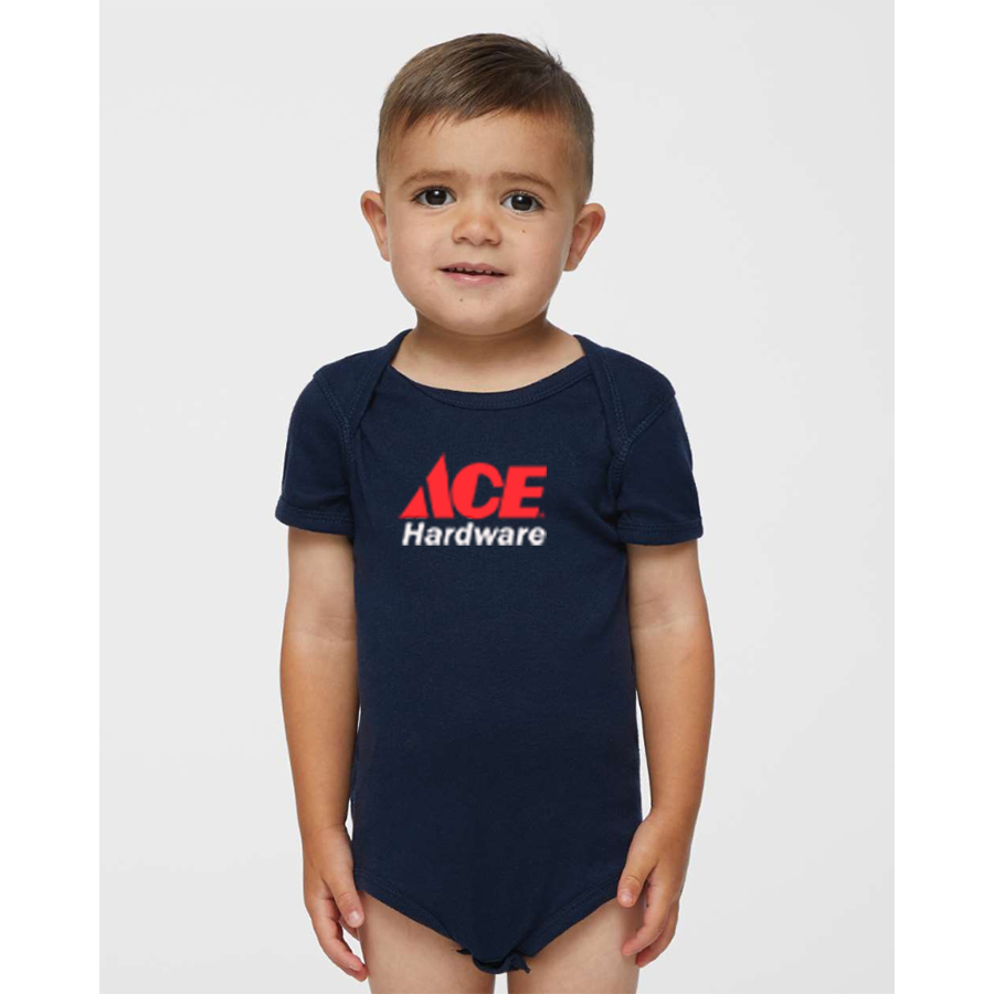 ACE Hardware Logo Rabbit Skins Infant Baby Rib Bodysuit
