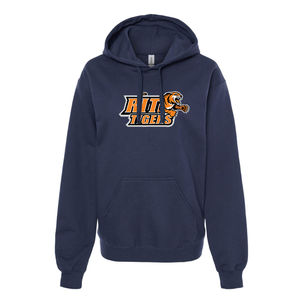 Men's RIT Tigers Logo Softstyle Midweight Hooded Sweatshirt