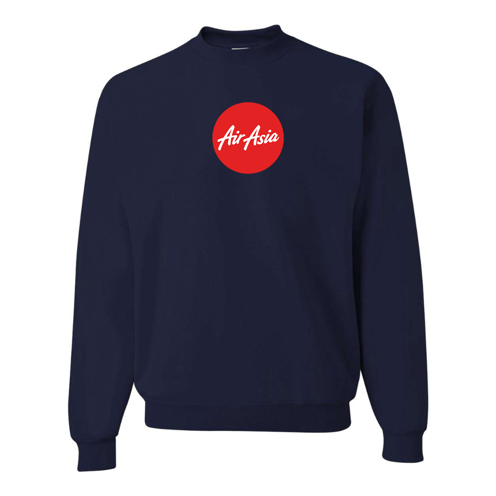 Men's Air Asia Logo  JERZEES NuBlend Crewneck Sweatshirt