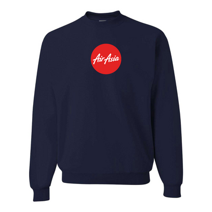 Men's Air Asia Logo  JERZEES NuBlend Crewneck Sweatshirt