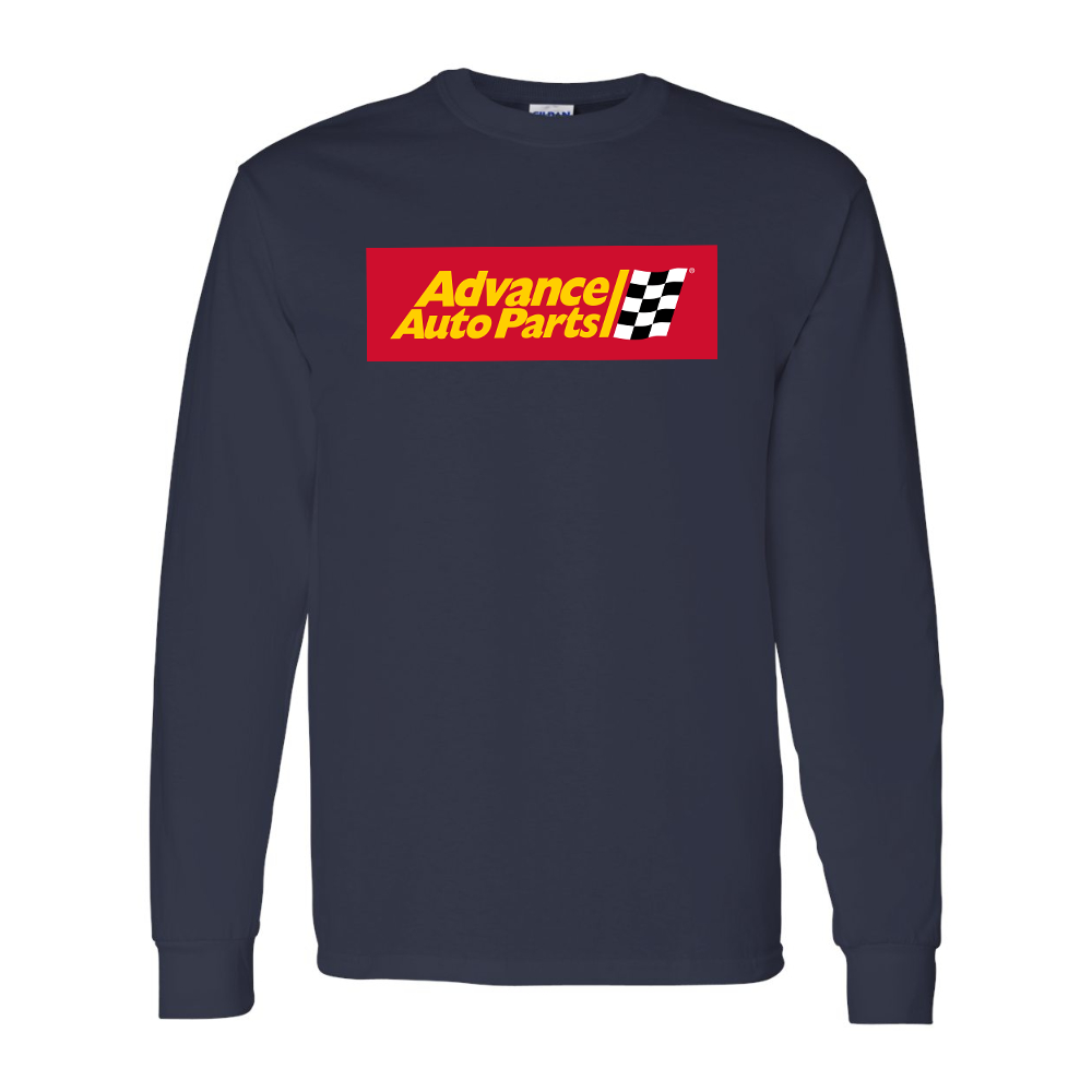 Men's Advance Auto Parts Logo Gildan Heavy Cotton Long Sleeve T-Shirt